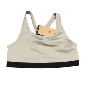 NWT Nike Girls Racerback Gray Sports Bra- Size XL